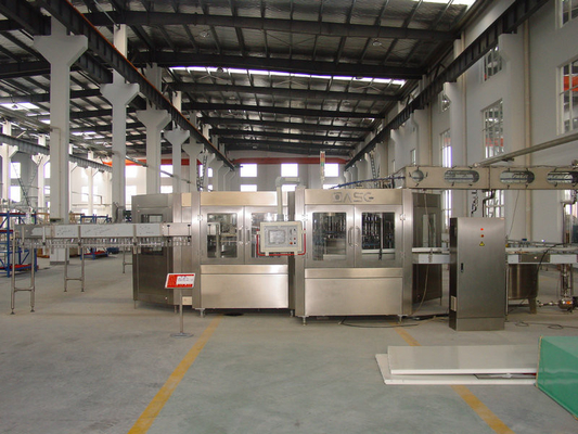 3 in 1 Automatic Pure Water Filling Machinery Line With 4 Heads