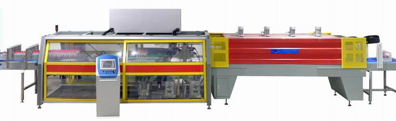 عالية السرعة الحرارة يتقلص آلة تغليف المرحلة ثلاثة خمسة خط 380V 50HZ